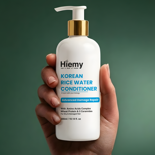 Hiemy Korean Rice Water Conditioner Advanced Damage Repair | With Amino Acids Complex, Wheat Protein & 5 Ceramides | (300ml)