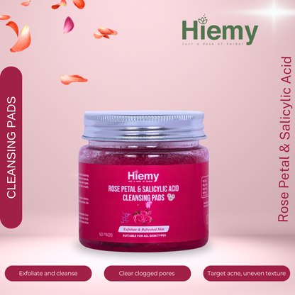 Rose Petal & Salicylic Acid Cleansing Pads (50Pads)