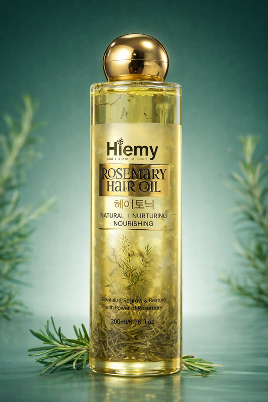 HIEMY Rosemary Hair Oil – Korean Hair Tonic for Hair Growth, Anti-Hair Fall & Scalp Nourishment (200ml)