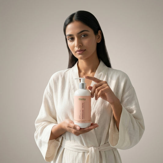 Hiemy Moroccan Argan Shampoo – Deep Nourishing & Frizz Control with Argan Oil & Keratin (300ml)