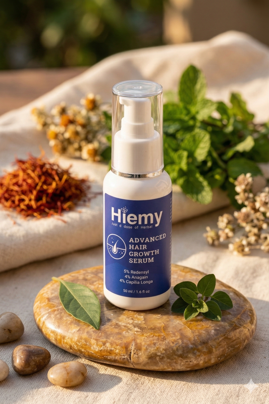 Hiemy Advanced Hair Growth Serum Clinically Inspired Formula for Stronger, Thicker Hair  With Redensyl, Anagain & Capilia Stem Cell Complex | (50ml)