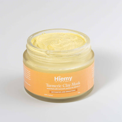 Turmeric Clay Mask For Brightening and Detoxifying (50g)