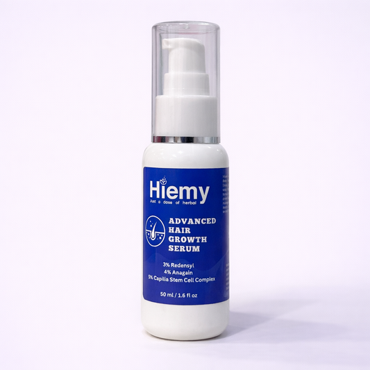 Hiemy Advanced Hair Growth Serum Clinically Inspired Formula for Stronger, Thicker Hair  With Redensyl, Anagain & Capilia Stem Cell Complex | (50ml)