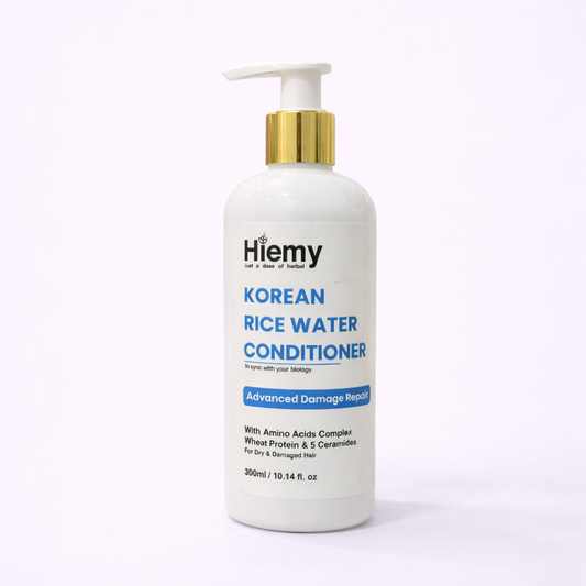 Hiemy Korean Rice Water Conditioner Advanced Damage Repair | With Amino Acids Complex, Wheat Protein & 5 Ceramides | (300ml)