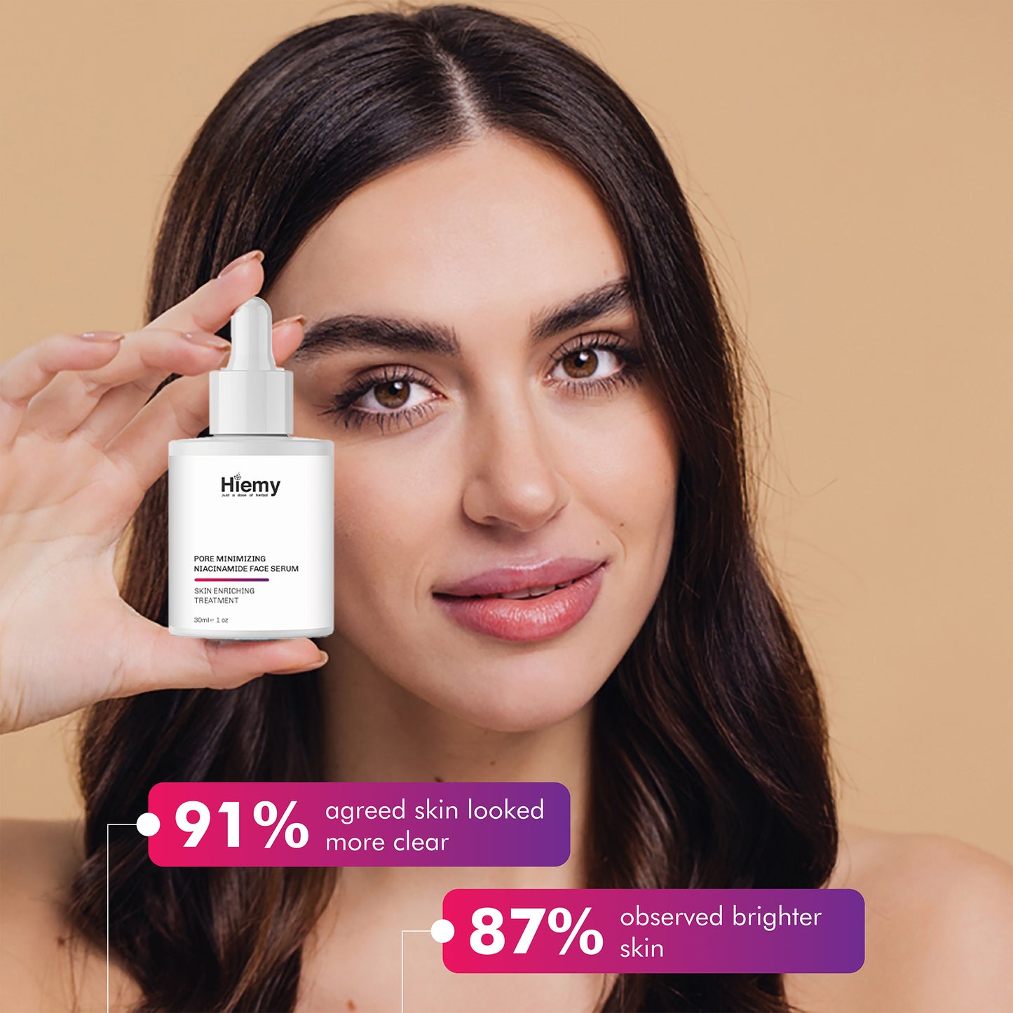 Hiemy Niacinamide Face Serum – Pore Minimizing & Skin Enriching (30ml)