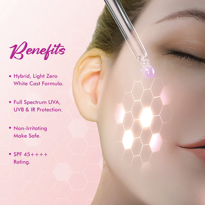 Hiemy UV Filters SPF 45 Face Serum – Broad Spectrum Protection (30ml)