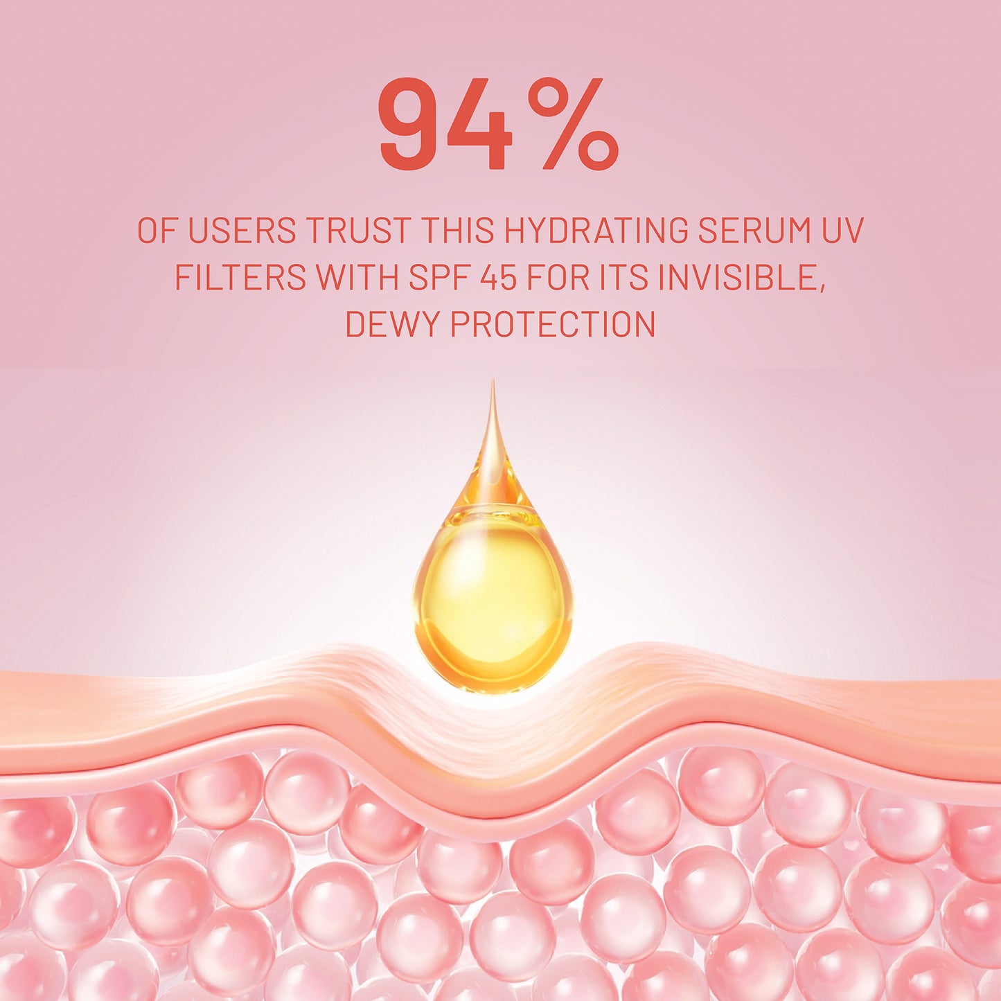 Hiemy UV Filters SPF 45 Face Serum – Broad Spectrum Protection (30ml)