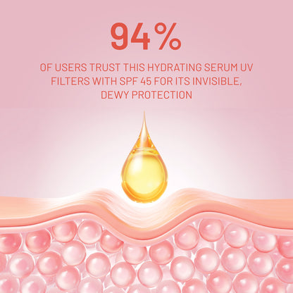 Hiemy UV Filters SPF 45 Face Serum – Broad Spectrum Protection (30ml)