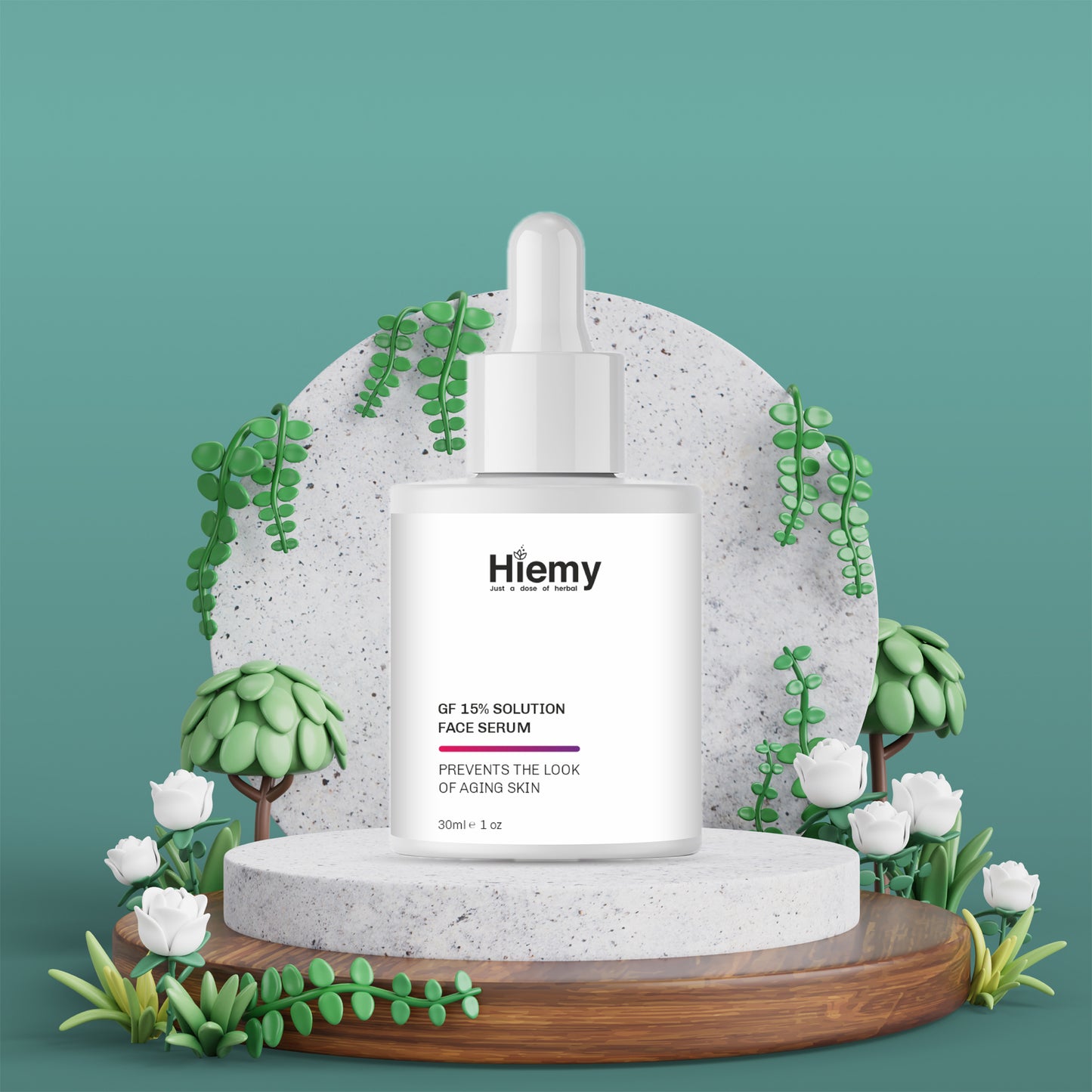 Hiemy GF 15% Solution Face Serum – Anti-Aging Boost (30ml)