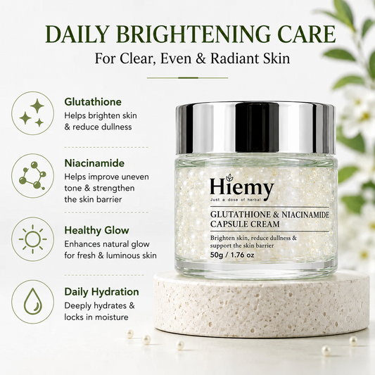 Hiemy TXA + Niacinamide Capsule Cream – Brightening, Spot Correction & Skin Tone Care (50g)