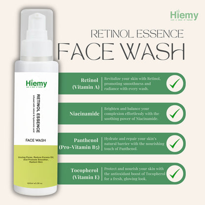 Hiemy Retinol Essence Face Wash (100ml)