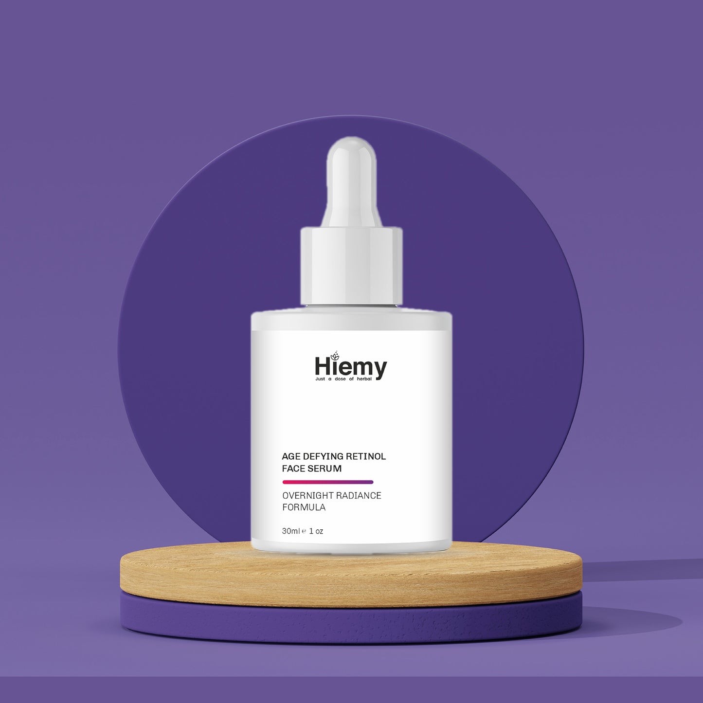 Hiemy Age Defying Retinol Face Serum – Overnight Radiance Formula (30ml)