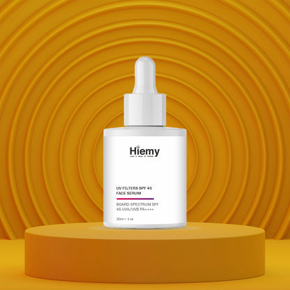 Hiemy UV Filters SPF 45 Face Serum – Broad Spectrum Protection (30ml)