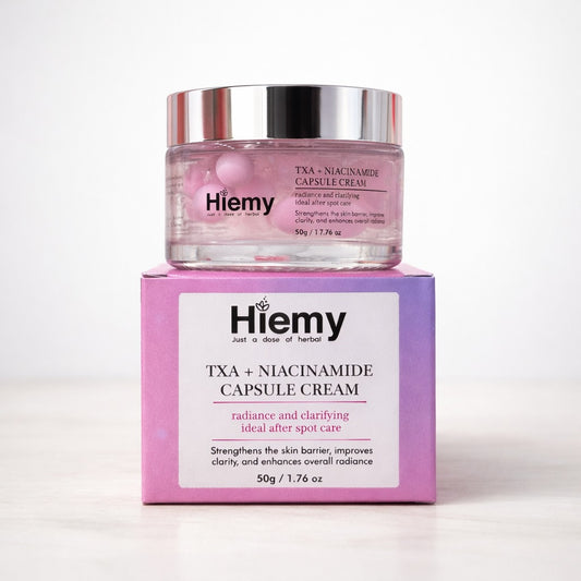 Hiemy TXA + Niacinamide Capsule Cream – Brightening, Spot Correction & Skin Tone Care (50g)