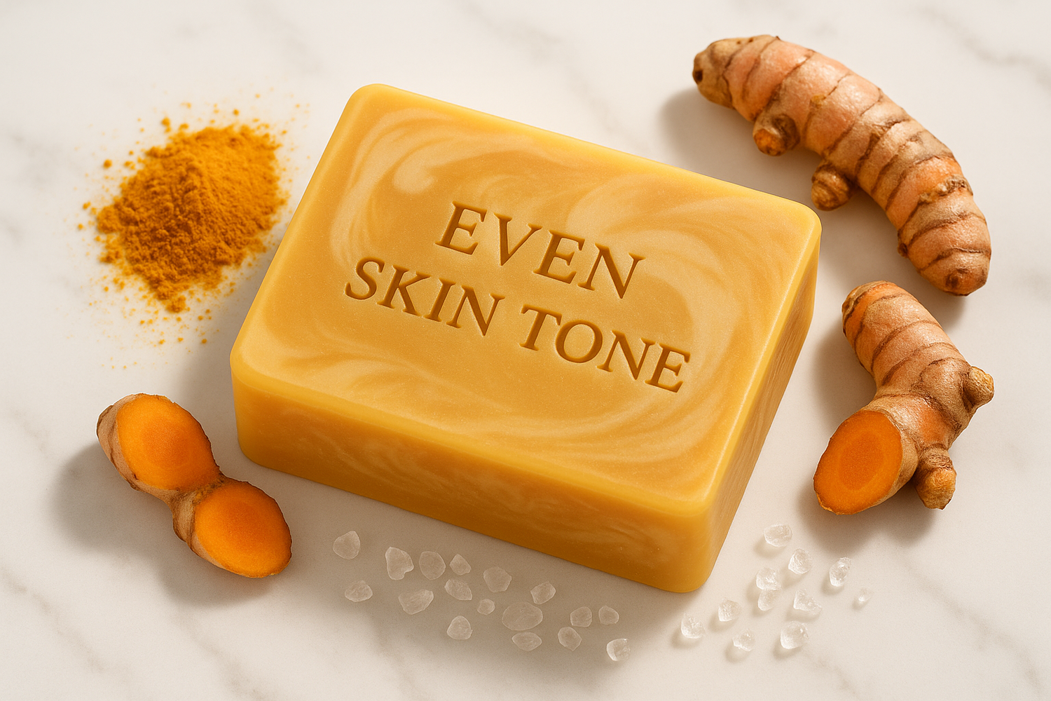 Even Skin Tone By turmeric and kojic acid soap 